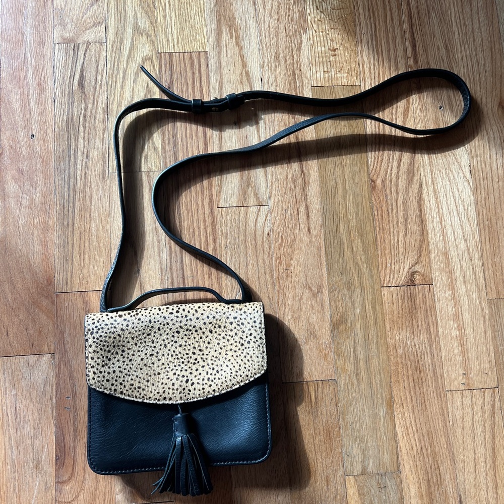Vintage Cheetah Crossbody Bag